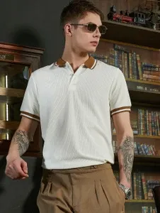 Men's Ribbed Polo T-Shirt